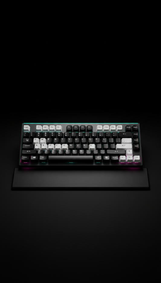 Mechanical keyboard with aluminum frame