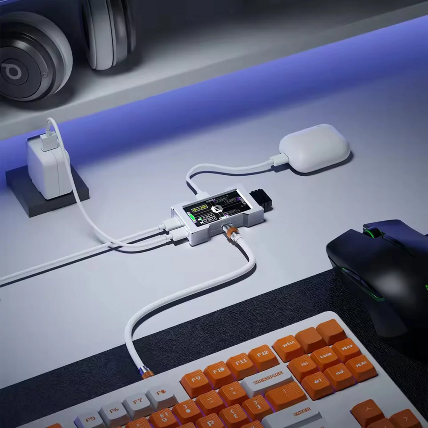 HM Lab - Z-NEO 8K USB HUB w/ LCD Screen